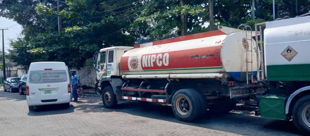 Lagos seizes tankers selling petroleum products in residential area
