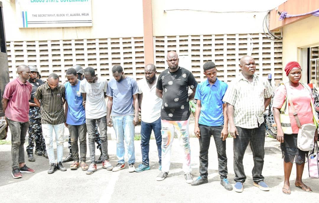Lagos arrests 10 fake enforcement officials