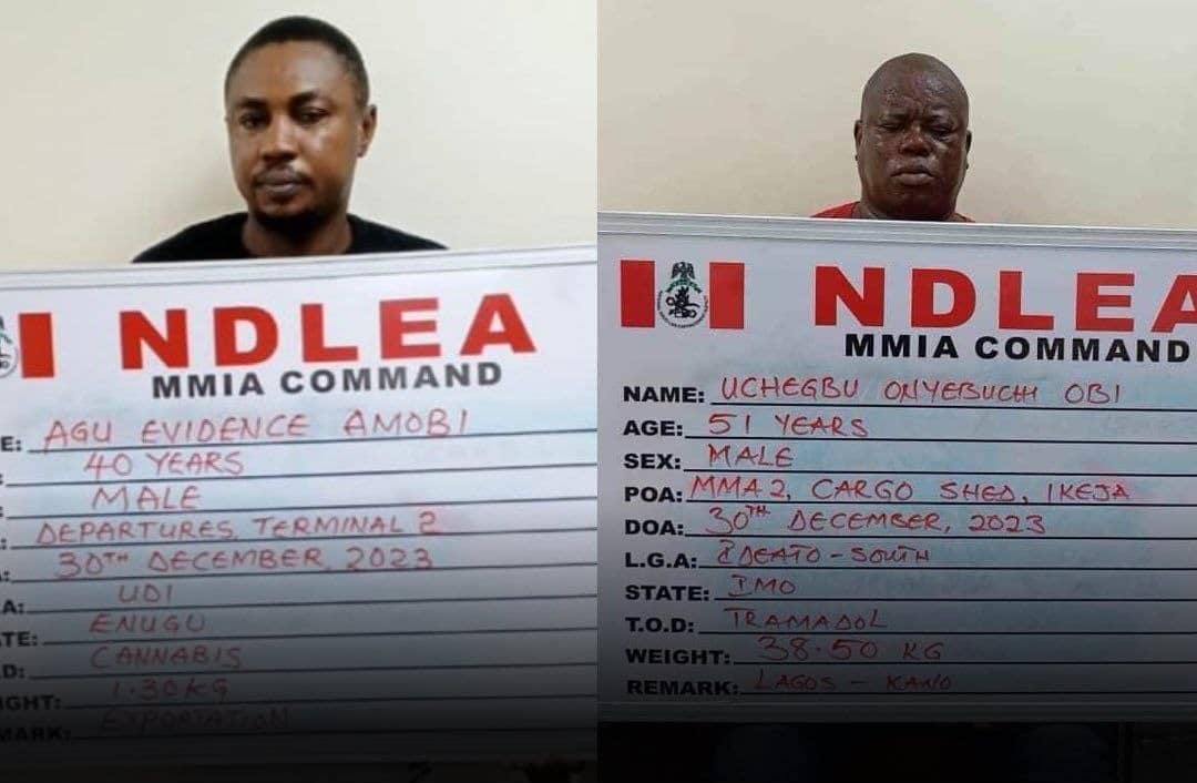 NDLEA arrests Qatar-based businessman, one other with illicit drugs