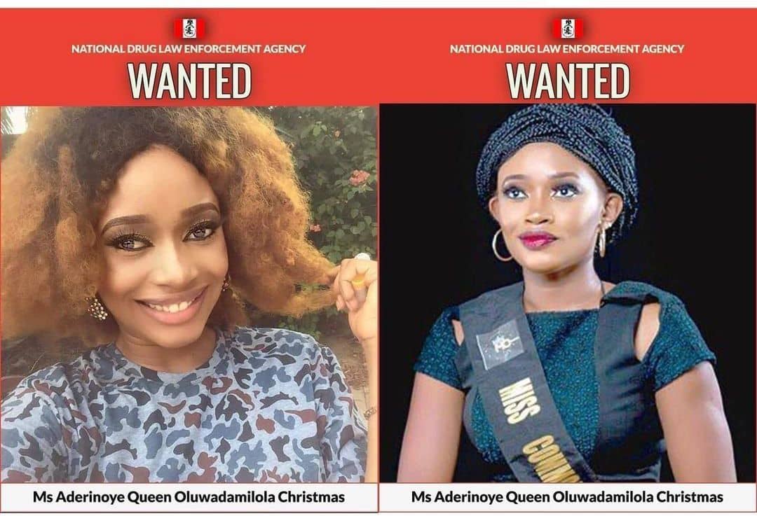 NDLEA declares ex-beauty queen wanted for allegedly dealing in illicit substances