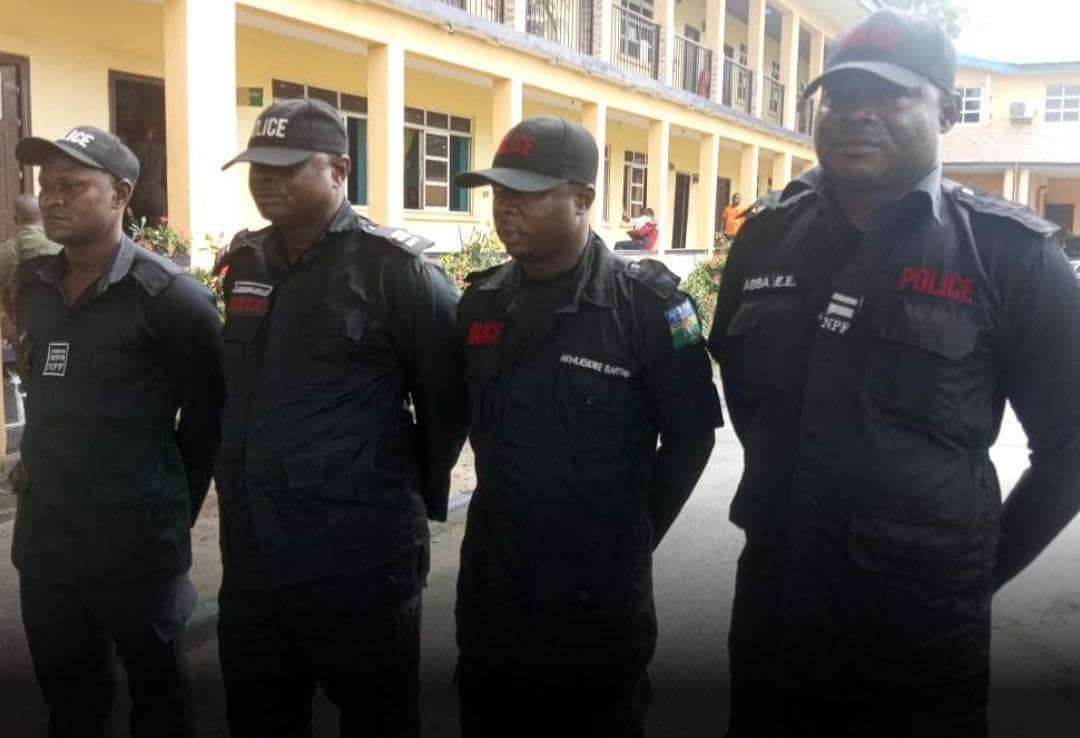 Police arrest 4 officers accused of assaulting lady in Rivers