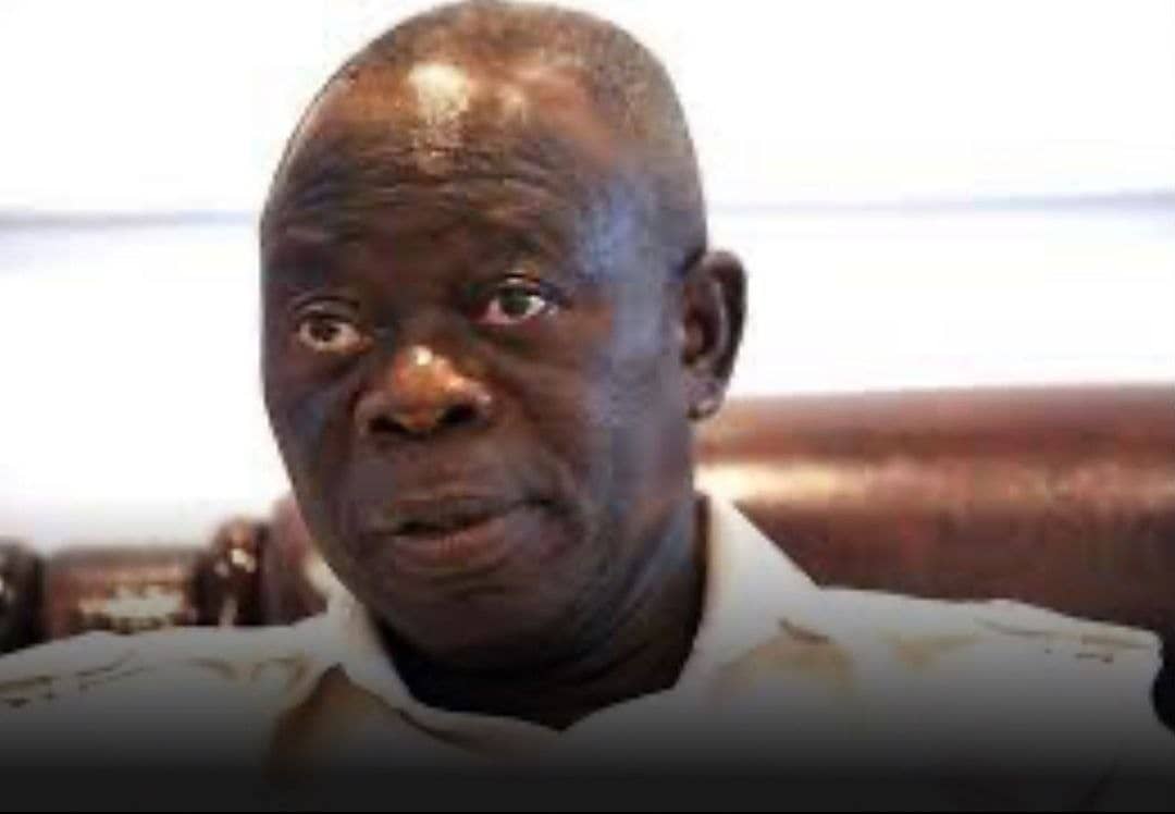 You’re suffering as a result of Buhari’s policies, not President Tinubu — Sen. Adams Oshiomhole informs Nigerians