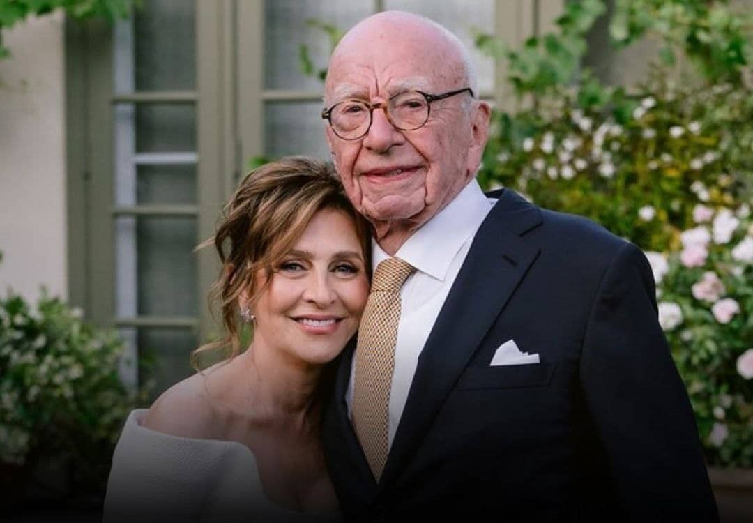 Media tycoon, Robert Murdoch, marries for the fifth time at age 93