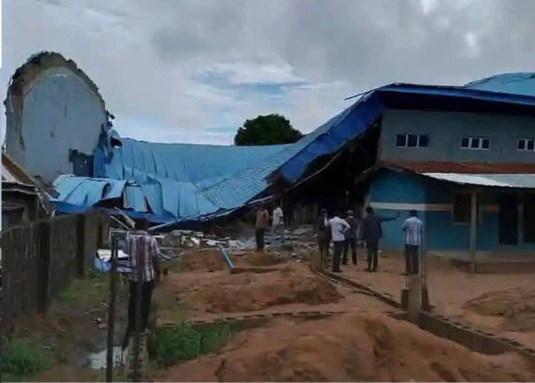 Pastor killed as church collapses