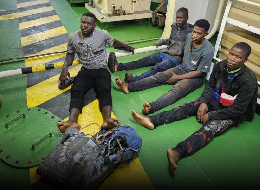 Navy arrests four stowaways in Dubai-bound ship