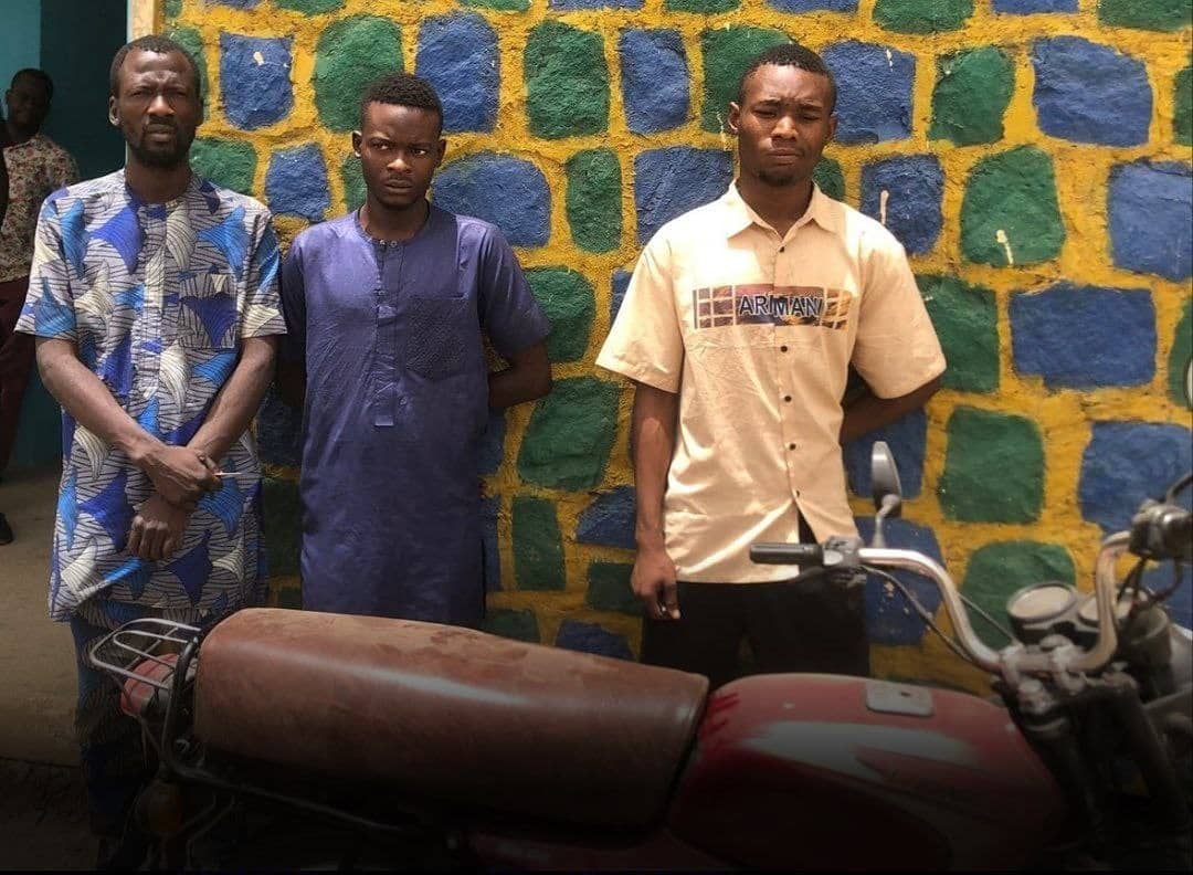 Ex-convict, 2 others arrested for stealing bike and using proceed to lodge in a hotel