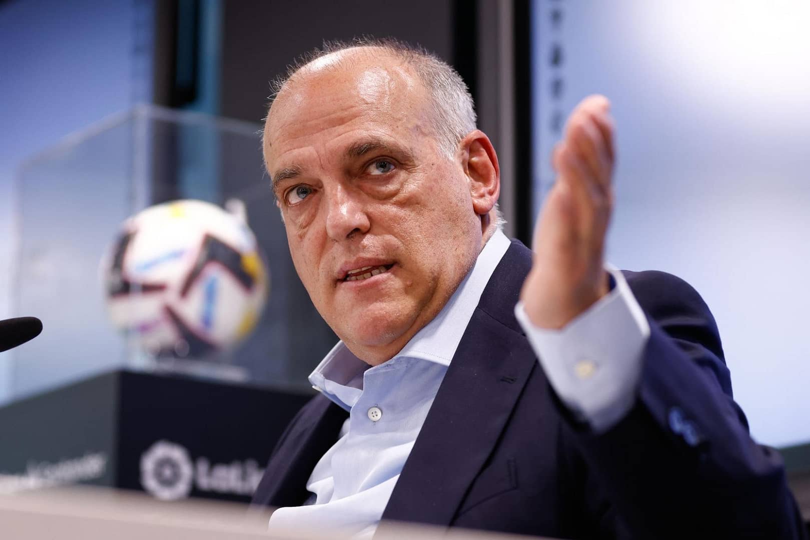 Tebas re-elected president of La Liga