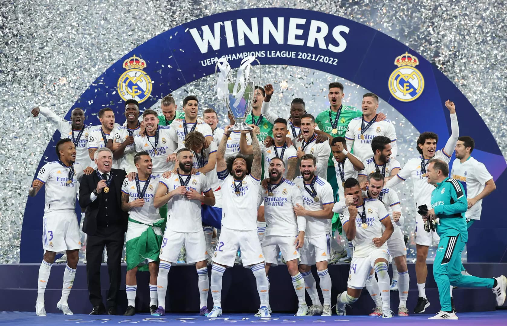 Real Madrid clinched 15th Champions League
