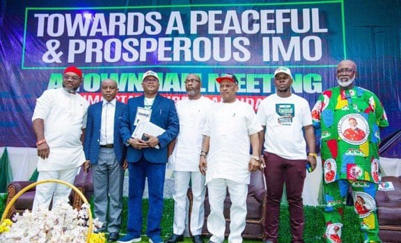 Imo Guber: Ejiogu canvasses violence-free polls, joins others to sign peace accord