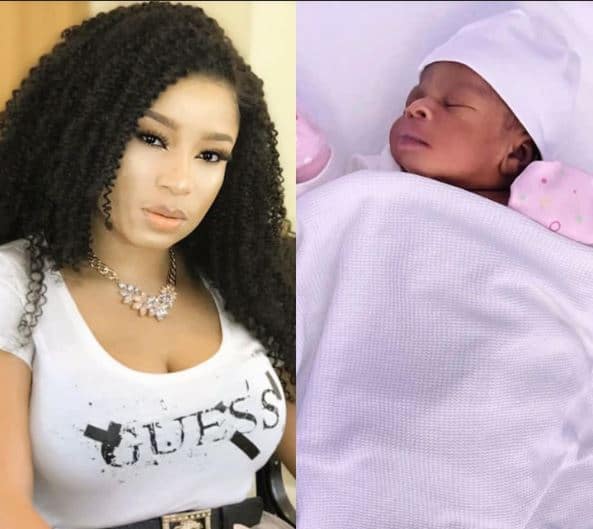 Reactions as actress, Olaitan Sugar welcomes first child
