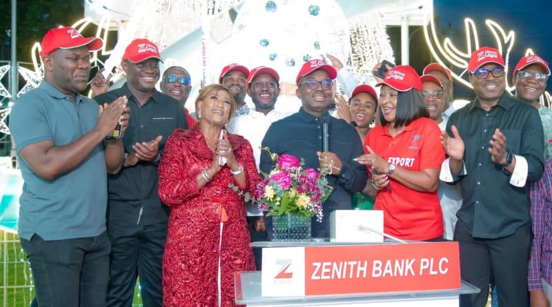 Zenith Bank activates spirit of Christmas with Ajose Adeogun Street Light-Up