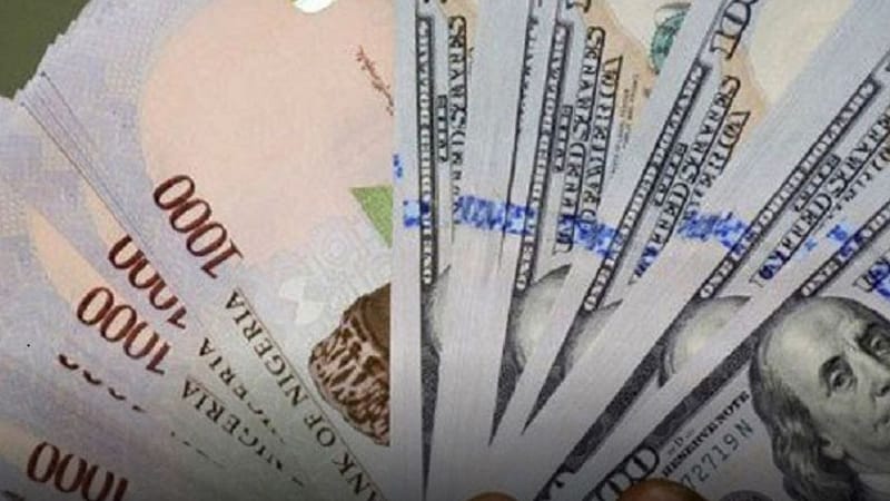 Naira gains N28.34 against the Dollar at official market
