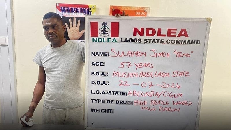 NDLEA nabs most wanted Lagos drug baron, Temo