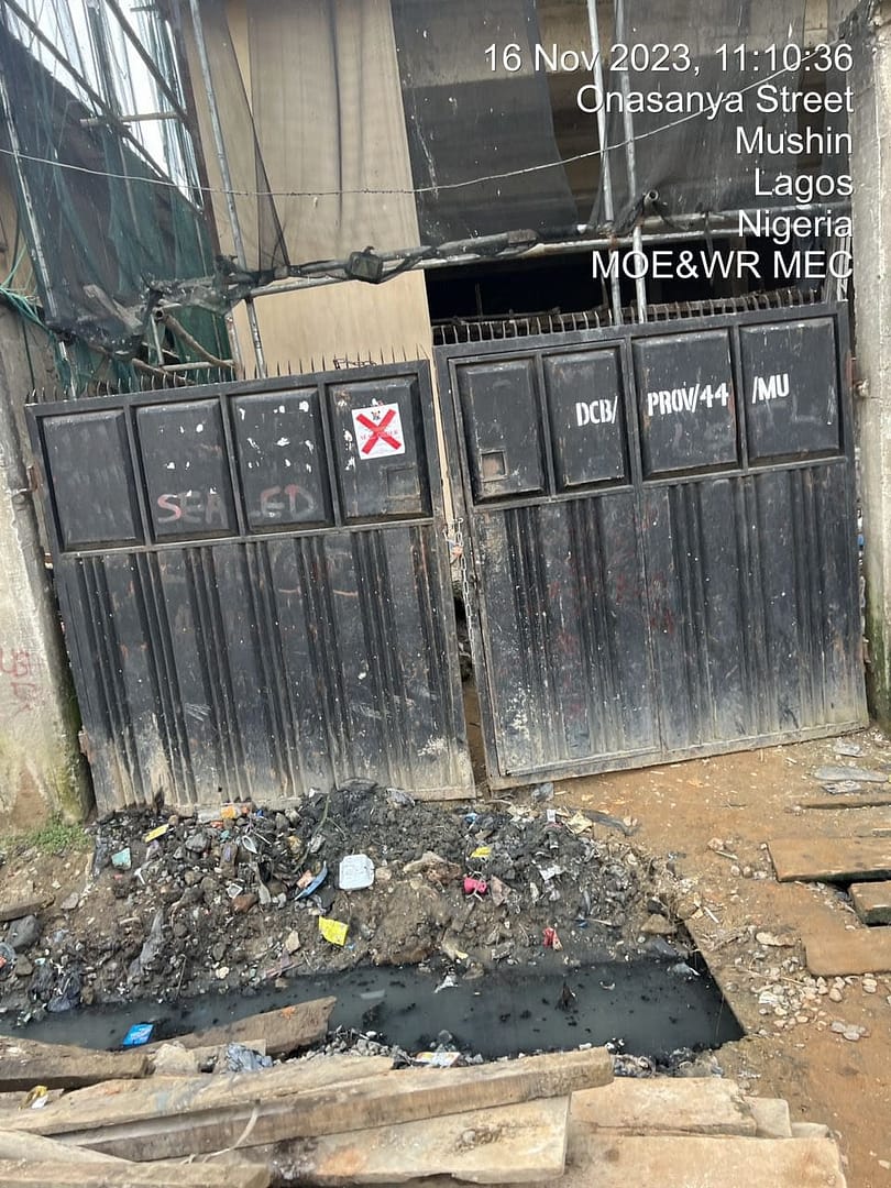 Lagos seals construction site