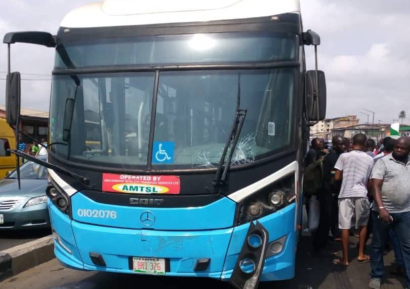 3 crushed to death as BRT bus rams into a motorcycle