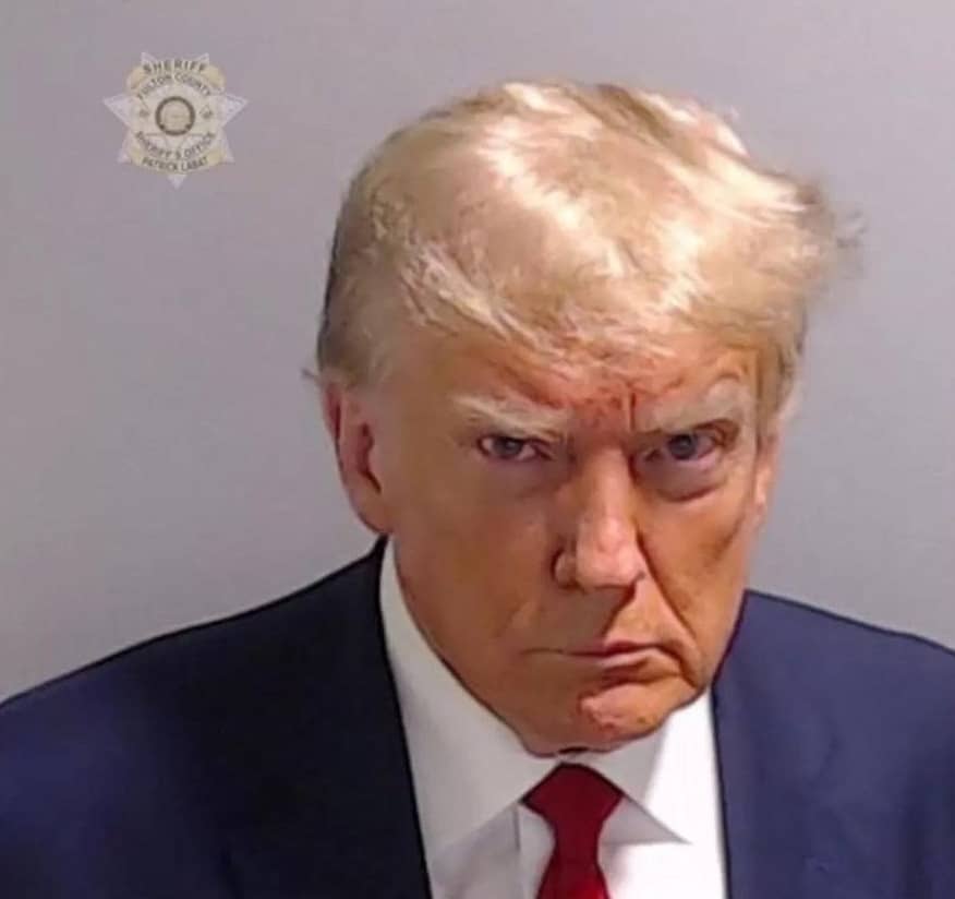 Trump’s mugshot released following his arrest at the Fulton County Jail